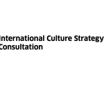 Text reading: "International Culture Strategy Consultation"